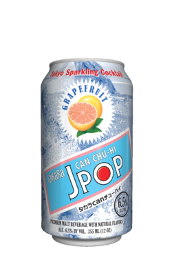TAKARA J-POP Chu-Hi Grapefruit 355ml Can - 1PC TAKARA J-POP Chu-Hi Grapefruit 355ml Can - 1PC