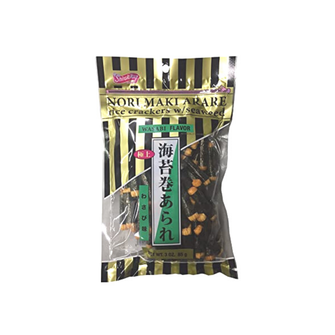 Crackers au wasabi et à l'algue nori - 32g - Nori wasabi arare - iRASSHAi