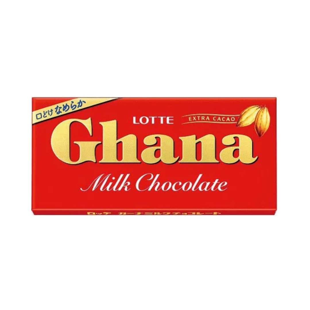 LOTTE Ghana Milk Chocolate - 50g LOTTE Ghana Milk Chocolate - 50g