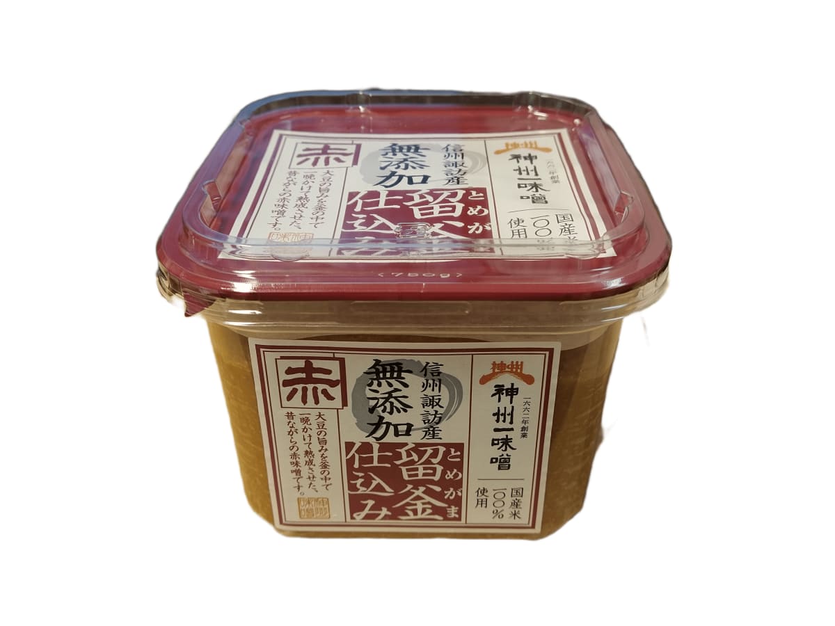 misocoページ Mutenka Shinshuichi Tomegamajikomi Aka Miso 1.65lb