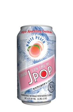 TAKARA J-POP Chu-Hi White Peach 355ml Bottle - 1PC