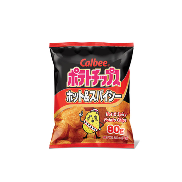 CALBEE Potato Chips Hot&Spicy - 80g