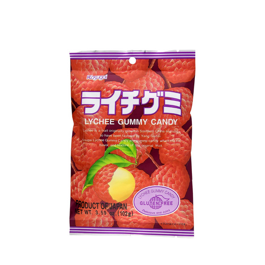 KASUGAI Gummy Candy Lychee - 102g