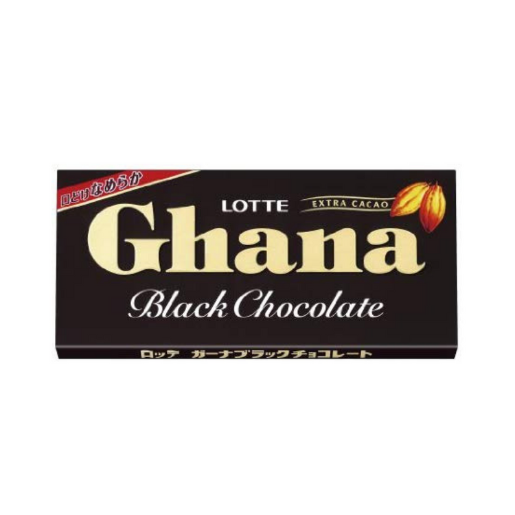 LOTTE Ghana Black Chocolate - 50g