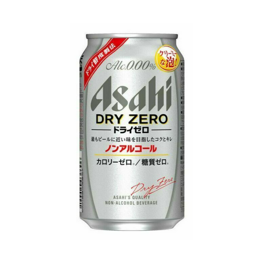 ASAHI Dry Zero Beer 350ml Can - 1PC