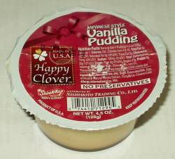 Happy Clover Vanilla Pudding 128g