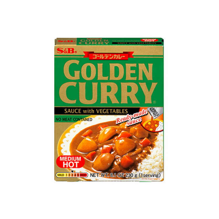 S&B Golden Curry Sauce (Med. Hot) - 240G