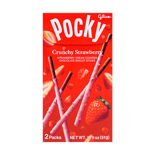 Glico Pocky Crunchy Strawberry 51g