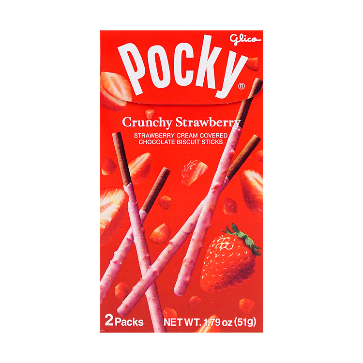 Glico Pocky Crunchy Strawberry 51g