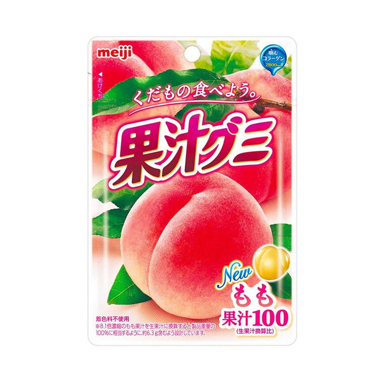 Meiji Fruit Juice Gummy Peach 47g
