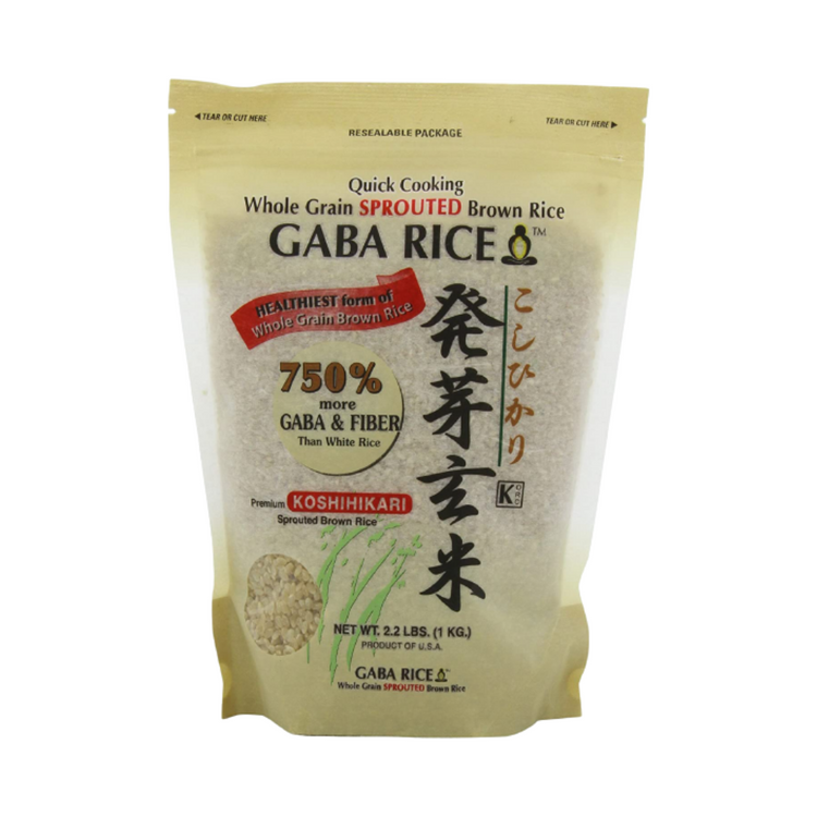 GABA RICE Koshihikari Premium Sprouted Brown Rice - 2.2lbs