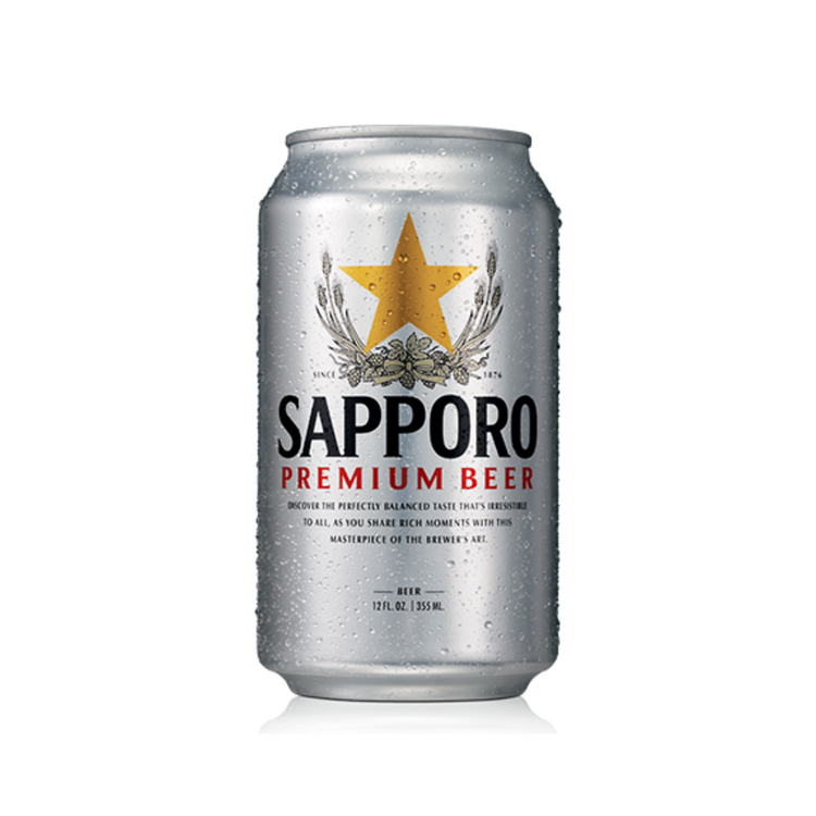 SAPPORO Premium Beer 350ml Can - 1PC