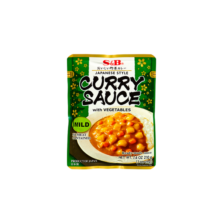 S&B Curry Sauce w/Veg (Mild) - 210g