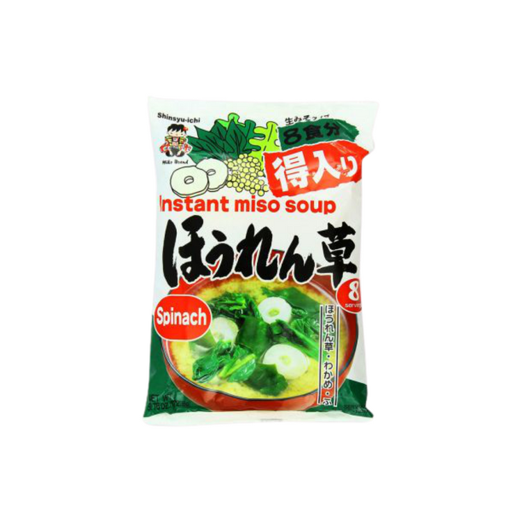 SHINSHU Instant Miso Tokuiri Spinach 8P - 172.8G